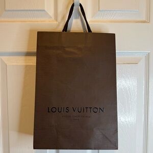 Louis Vuitton shopping bag Brown 14” x 9.75” x 4.25”